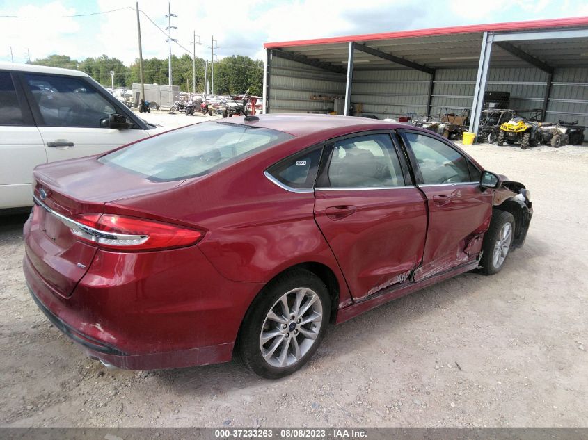 2017 FORD FUSION SE - 3FA6P0H7XHR212171