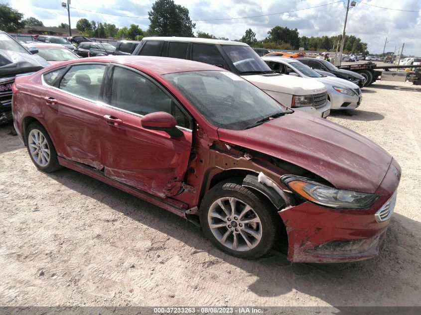 2017 FORD FUSION SE - 3FA6P0H7XHR212171