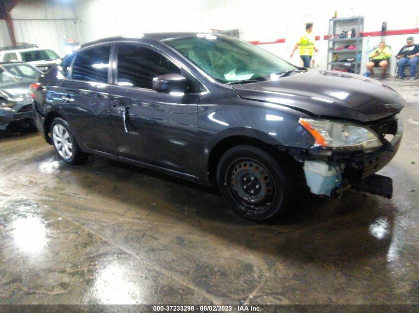 VIN 3N1AB7AP3DL671256 2013 NISSAN SENTRA no.1