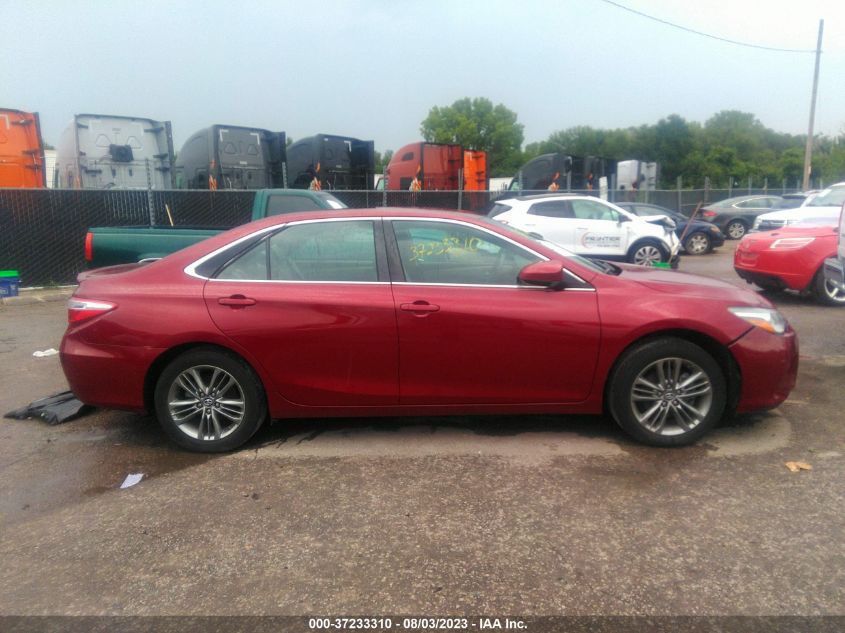 2017 TOYOTA CAMRY XLE/SE/LE/XSE - 4T1BF1FK2HU695992