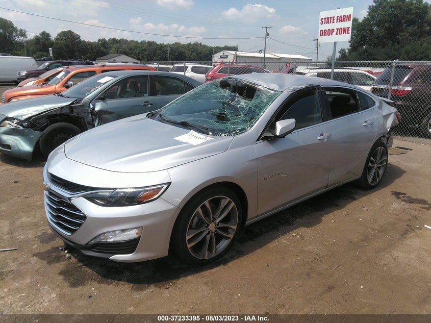 VIN 1G1ZD5ST4MF076770 2021 CHEVROLET MALIBU LT