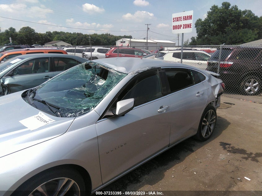 VIN 1G1ZD5ST4MF076770 2021 CHEVROLET MALIBU LT