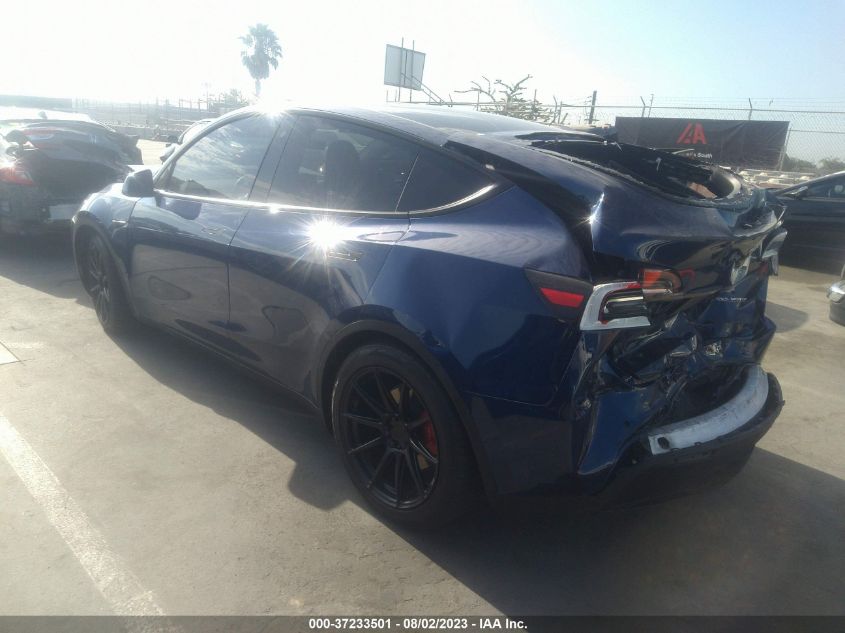 2020 TESLA MODEL Y LONG RANGE/PERFORMANCE - 5YJYGDEF2LF057096