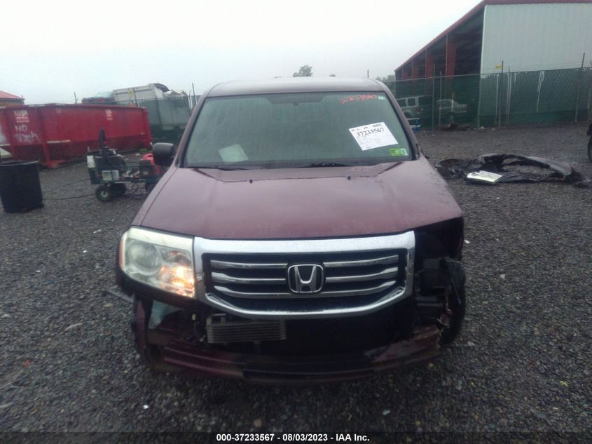2013 HONDA PILOT LX - 5FNYF4H21DB079135