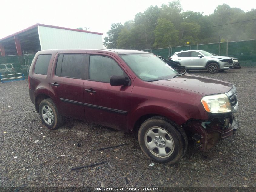 2013 HONDA PILOT LX - 5FNYF4H21DB079135
