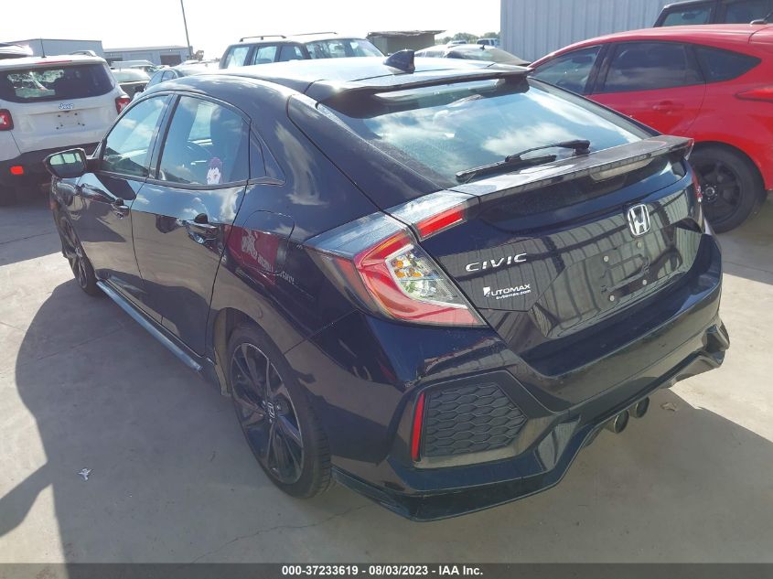2019 HONDA CIVIC HATCHBACK SPORT TOURING - SHHFK7H92KU211851