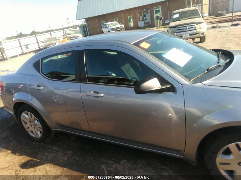 2013 DODGE AVENGER SE - 1C3CDZAB1DN621623
