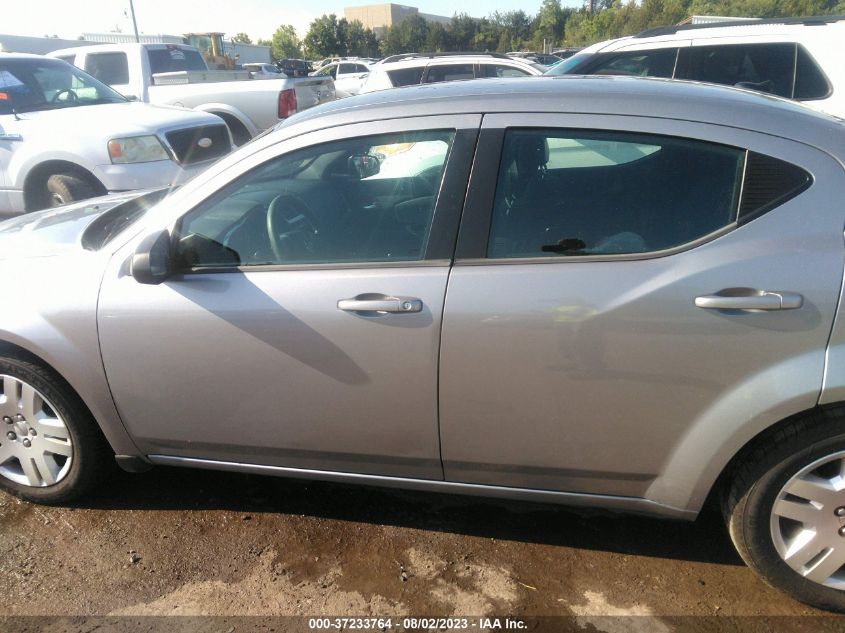 2013 DODGE AVENGER SE - 1C3CDZAB1DN621623