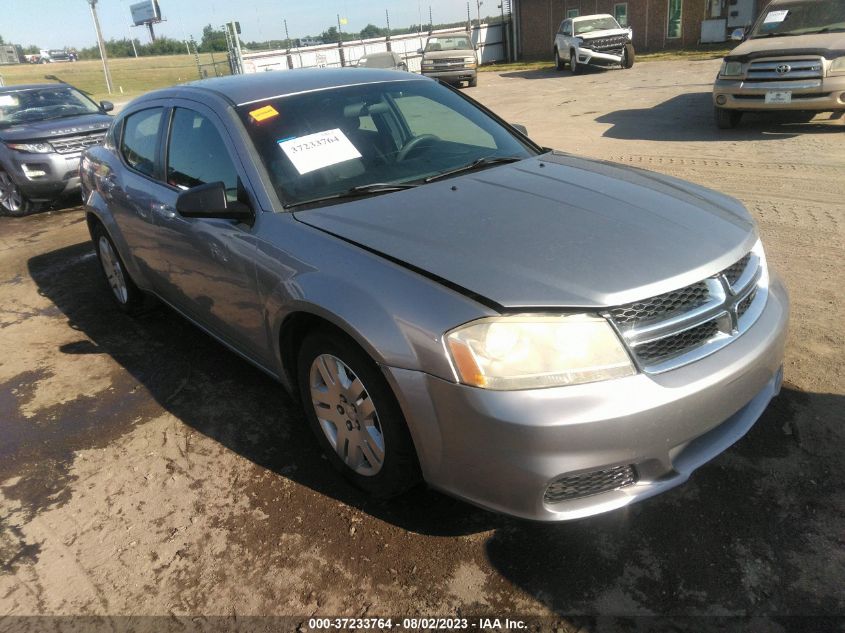 2013 DODGE AVENGER SE - 1C3CDZAB1DN621623
