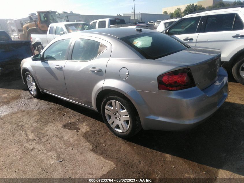 2013 DODGE AVENGER SE - 1C3CDZAB1DN621623