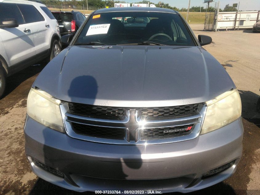 2013 DODGE AVENGER SE - 1C3CDZAB1DN621623