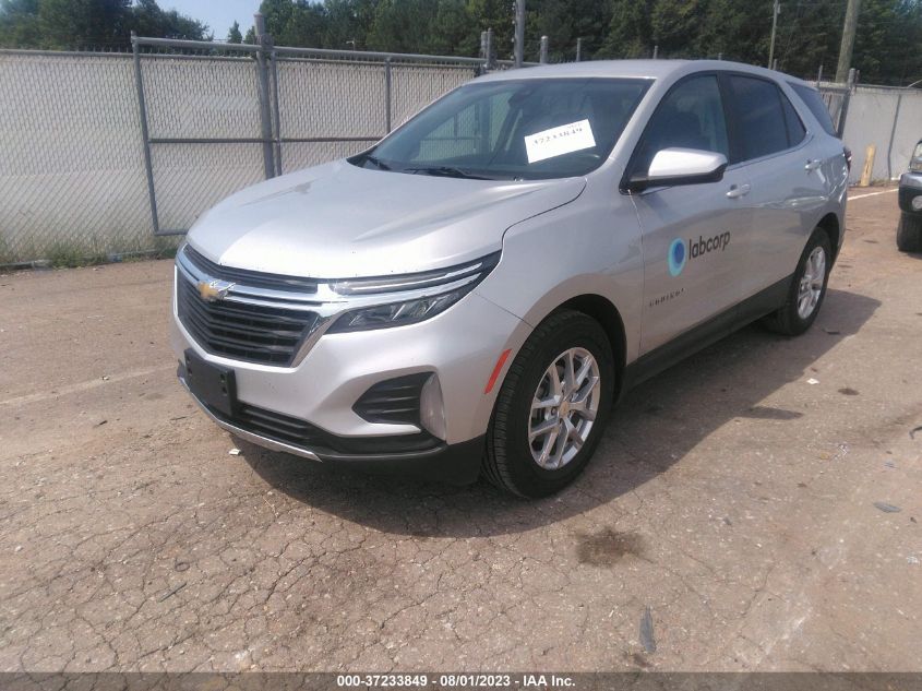 2022 CHEVROLET EQUINOX LT - 2GNAXJEV6N6134396