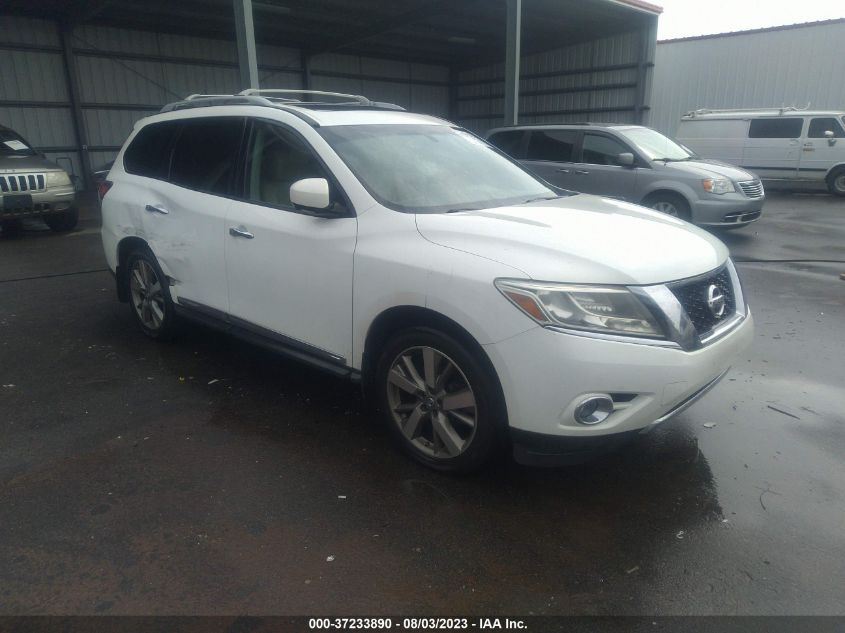 2014 NISSAN PATHFINDER PLATINUM - 5N1AR2MM8EC715161