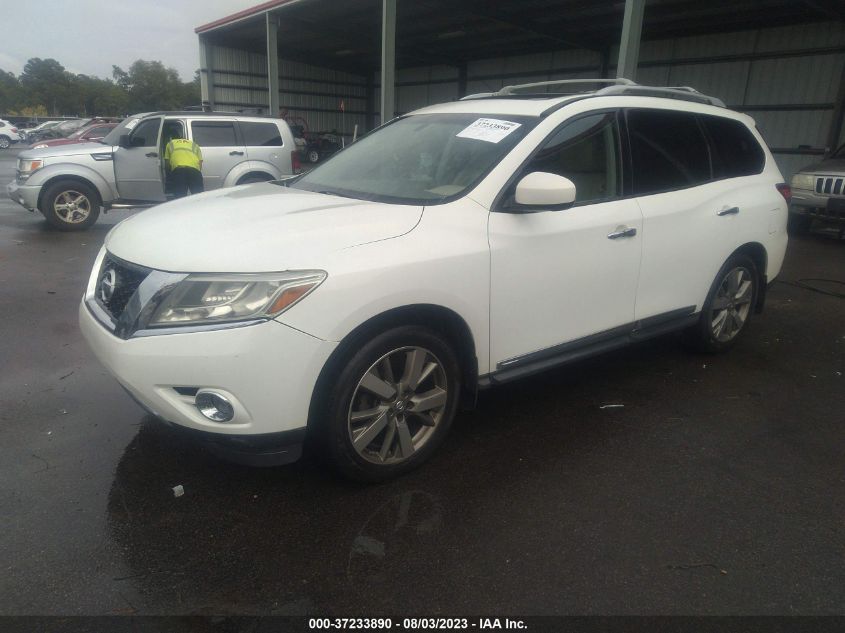 2014 NISSAN PATHFINDER PLATINUM - 5N1AR2MM8EC715161