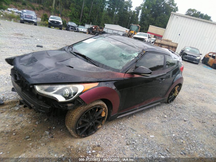 2015 HYUNDAI VELOSTER TURBO - KMHTC6AE8FU239150