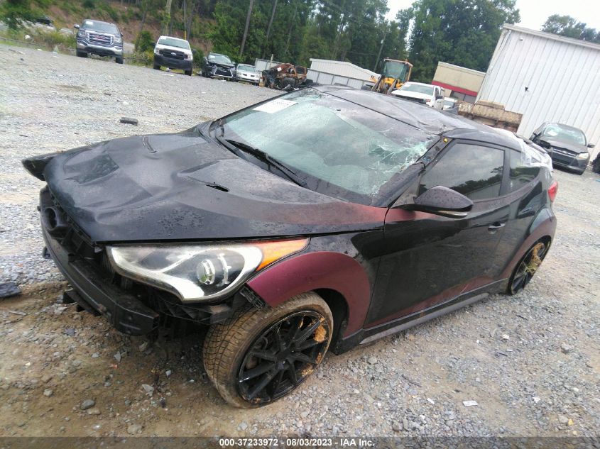 2015 HYUNDAI VELOSTER TURBO - KMHTC6AE8FU239150