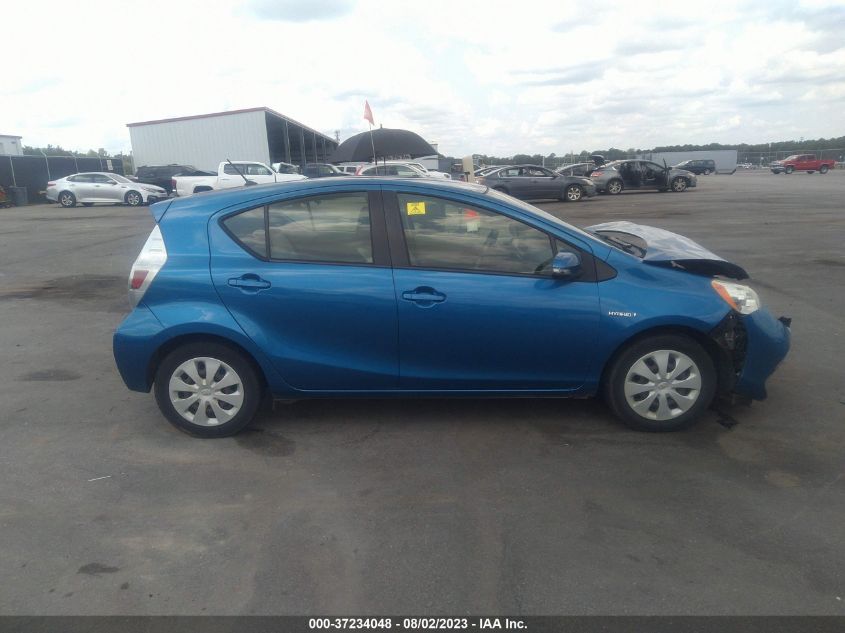 2013 TOYOTA PRIUS C ONE/TWO/THREE/FOUR - JTDKDTB3XD1540803