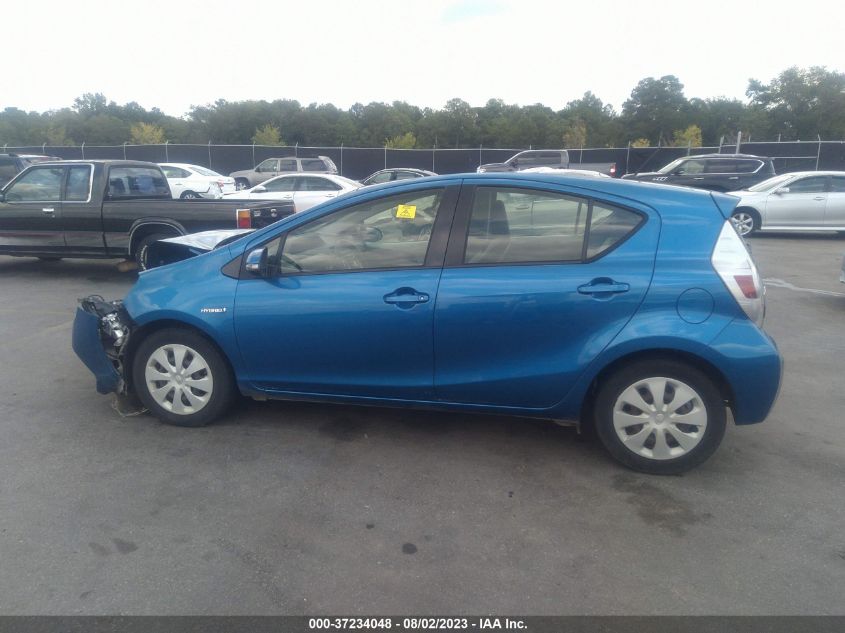 2013 TOYOTA PRIUS C ONE/TWO/THREE/FOUR - JTDKDTB3XD1540803