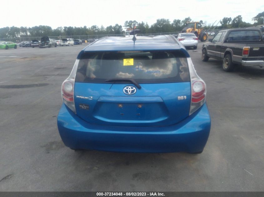 2013 TOYOTA PRIUS C ONE/TWO/THREE/FOUR - JTDKDTB3XD1540803