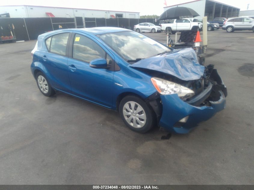 2013 TOYOTA PRIUS C ONE/TWO/THREE/FOUR - JTDKDTB3XD1540803