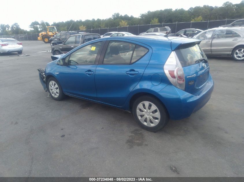 2013 TOYOTA PRIUS C ONE/TWO/THREE/FOUR - JTDKDTB3XD1540803