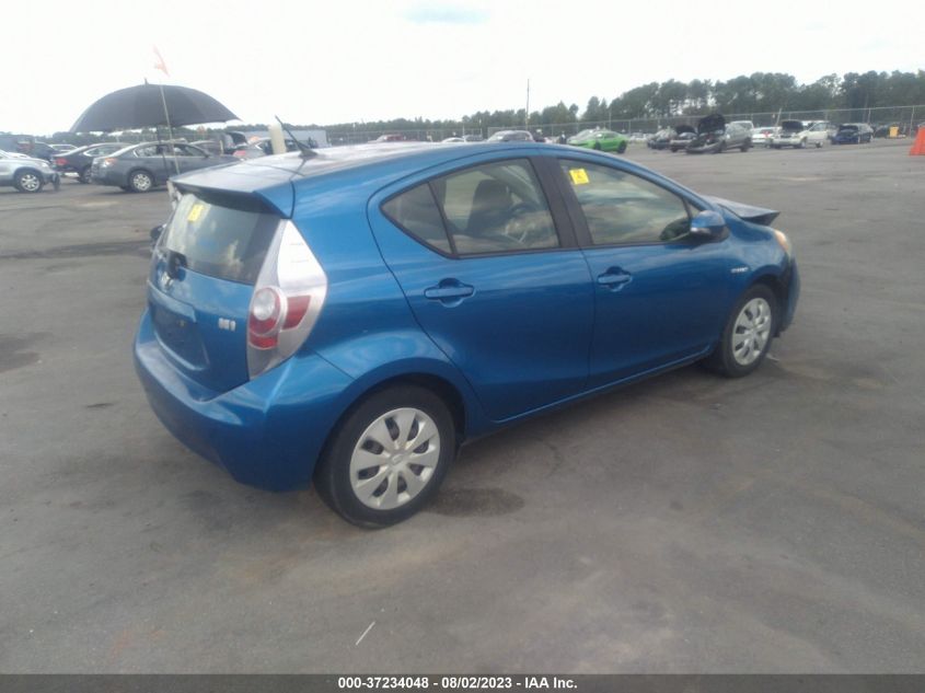 2013 TOYOTA PRIUS C ONE/TWO/THREE/FOUR - JTDKDTB3XD1540803
