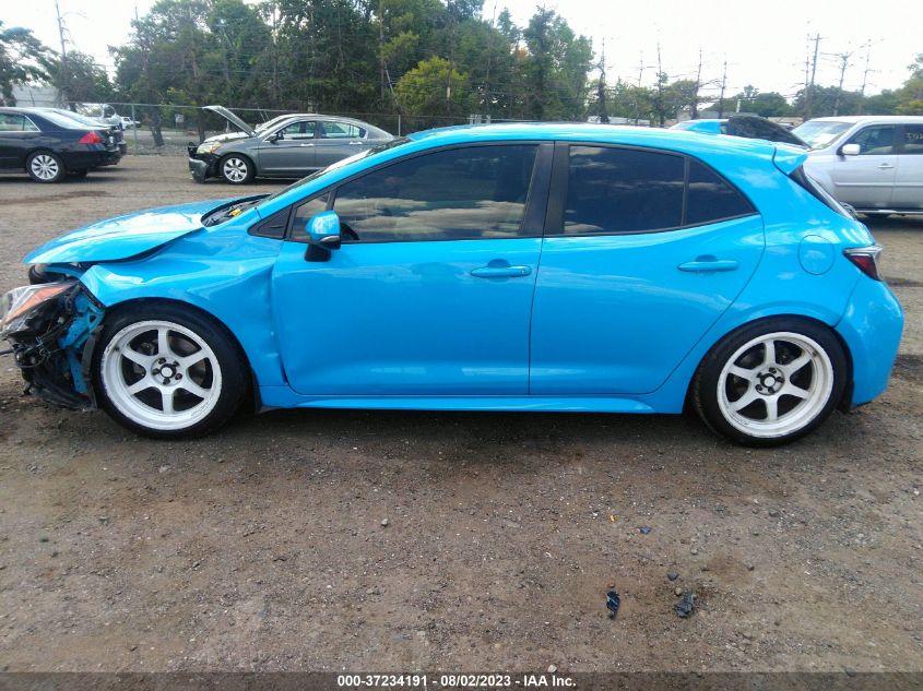 2019 TOYOTA COROLLA HATCHBACK SE/XSE JTNK4RBE9K3044571