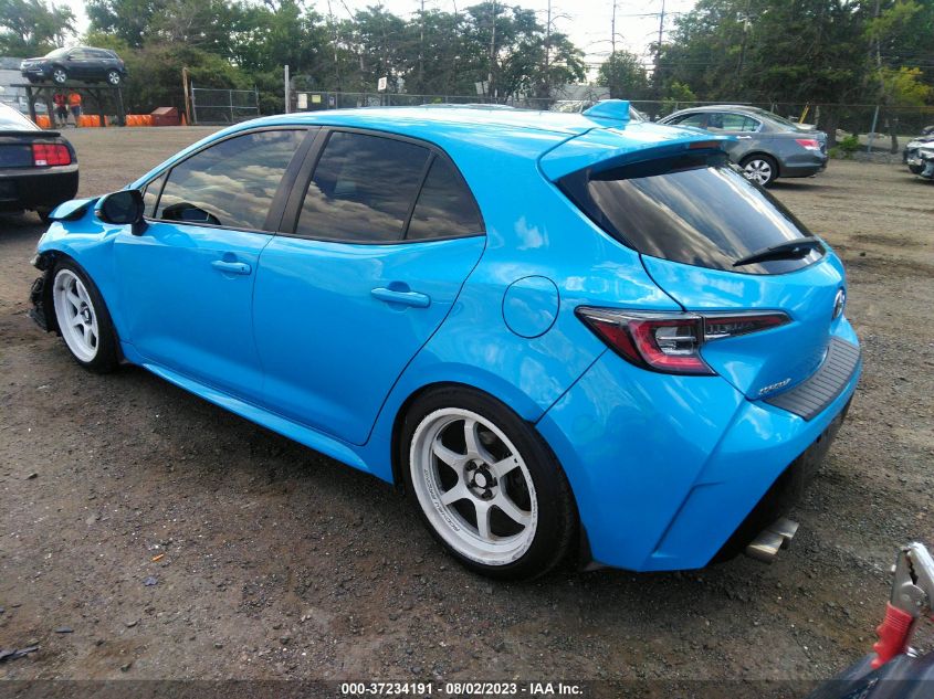 2019 TOYOTA COROLLA HATCHBACK SE/XSE JTNK4RBE9K3044571