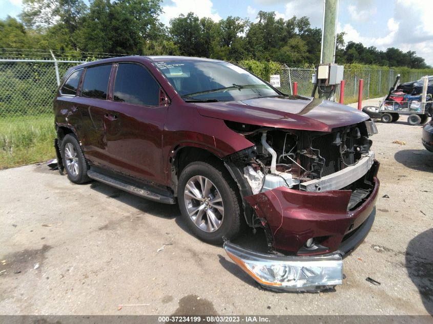 2016 TOYOTA HIGHLANDER LE - 5TDZKRFH7GS142291