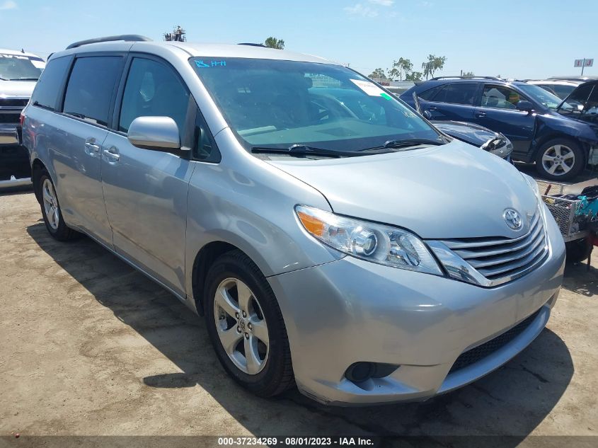 5TDKK3DC9FS689115 2015 TOYOTA SIENNA, photo no. 1