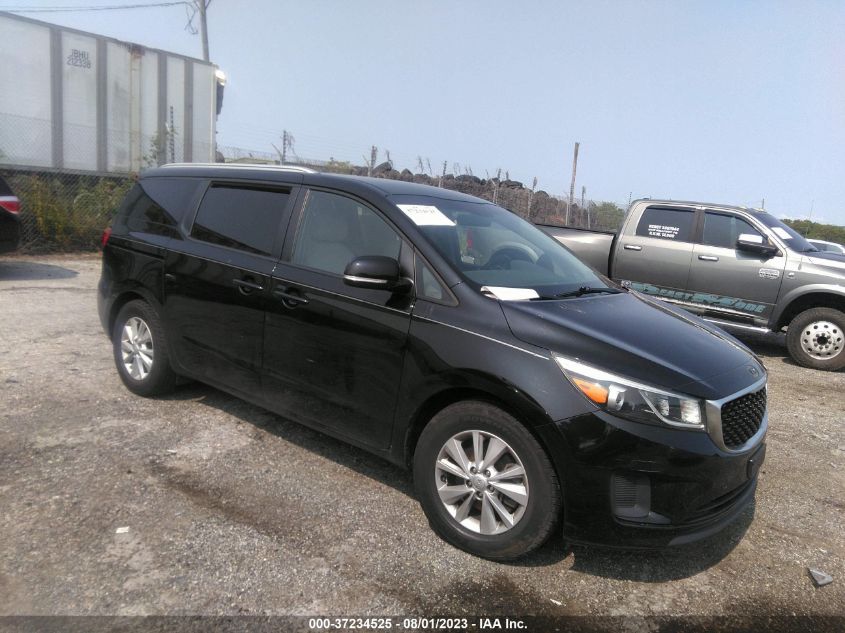 2016 KIA SEDONA LX - KNDMB5C10G6085944
