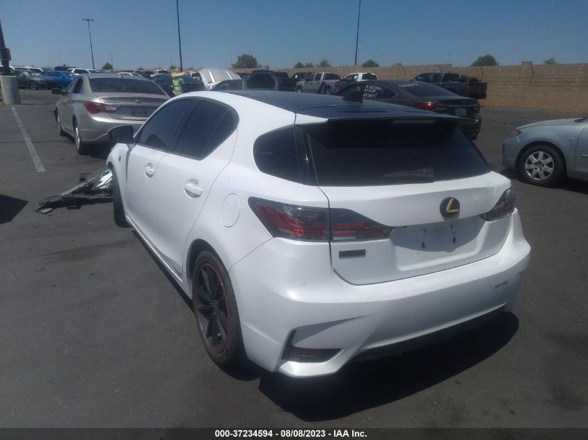 2016 LEXUS CT 200H HYBRID - JTHKD5BHXG2255619