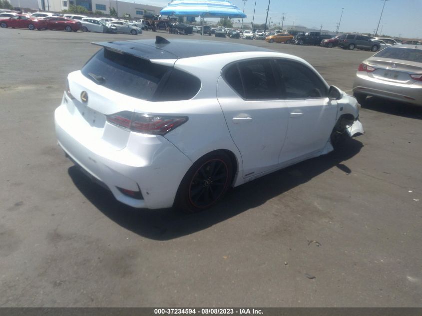 2016 LEXUS CT 200H HYBRID - JTHKD5BHXG2255619