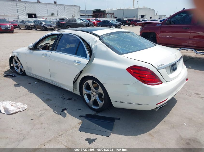 2015 MERCEDES-BENZ S-CLASS S 550 - WDDUG8CB1FA148921