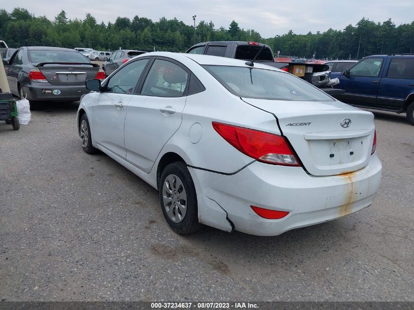VIN KMHCT4AEXHU296702 2017 HYUNDAI ACCENT SE