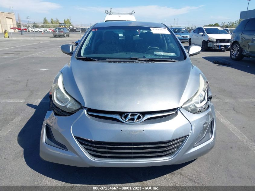 2016 HYUNDAI ELANTRA SE - 5NPDH4AE6GH700954