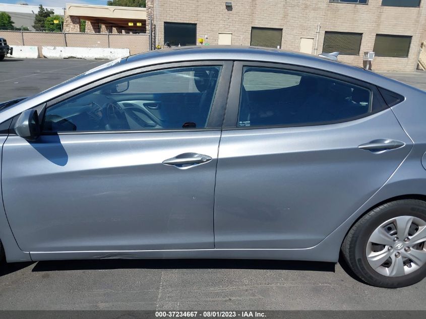 2016 HYUNDAI ELANTRA SE - 5NPDH4AE6GH700954