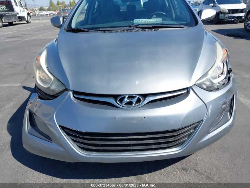 2016 HYUNDAI ELANTRA SE - 5NPDH4AE6GH700954