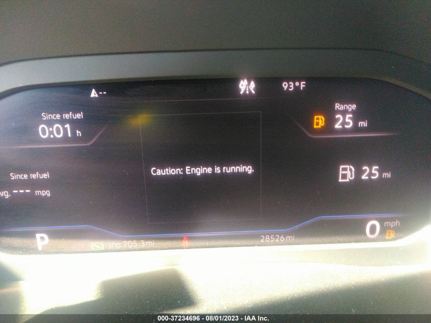 2020 VOLKSWAGEN ATLAS 3.6L V6 SEL - 1V2MR2CA5LC503225