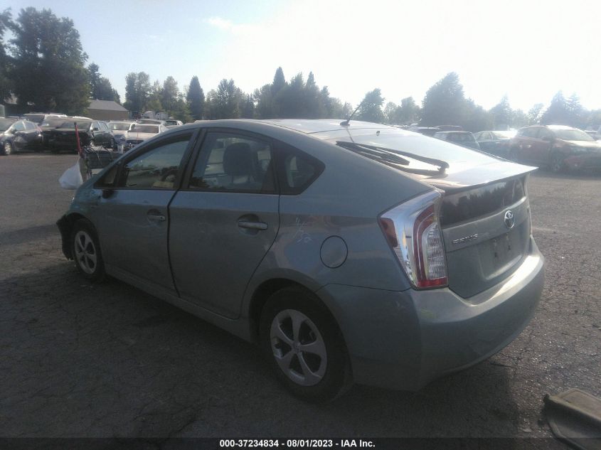 2013 TOYOTA PRIUS - JTDKN3DU3D5629107
