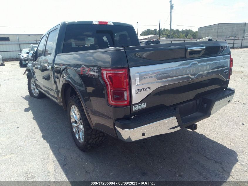 2015 FORD F-150 KING RANCH - 1FTEW1EG7FFB37703