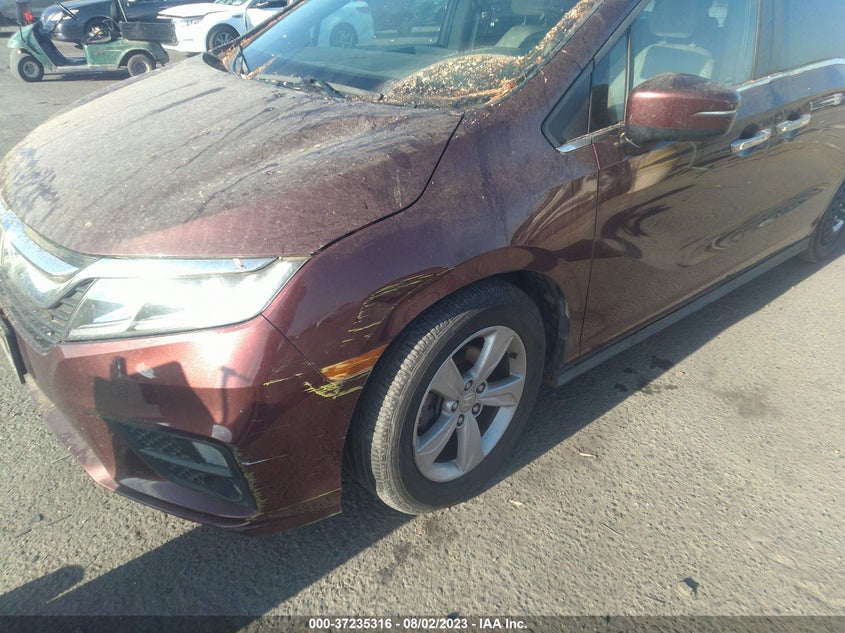 VIN 5FNRL6H79JB097110 2018 HONDA ODYSSEY EX-L