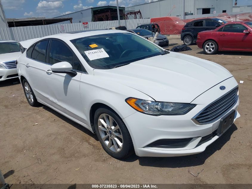 2017 FORD FUSION SE - 3FA6P0H71HR171607