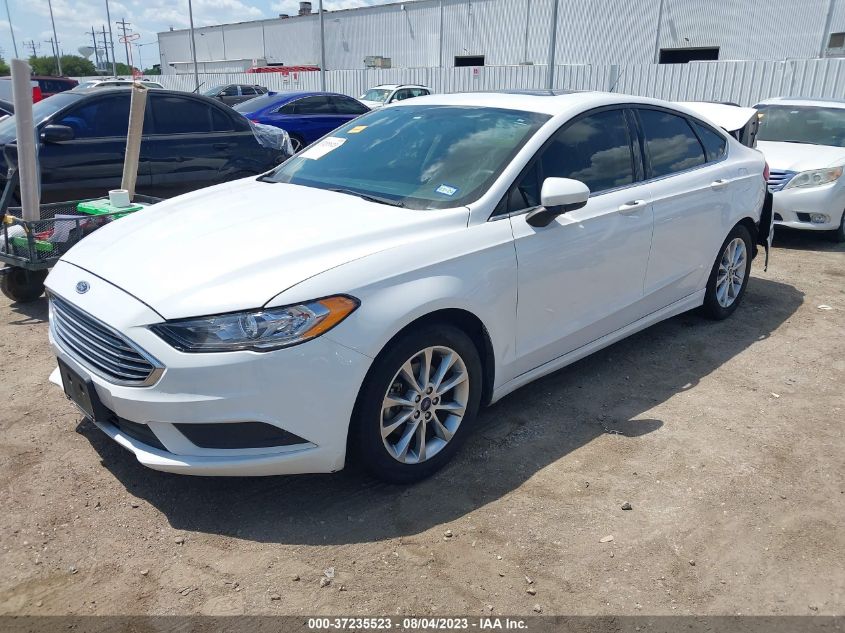 2017 FORD FUSION SE - 3FA6P0H71HR171607