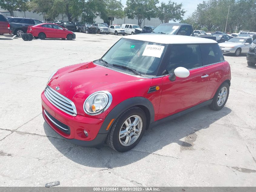 2013 MINI COOPER HARDTOP WMWSU3C51DT374124