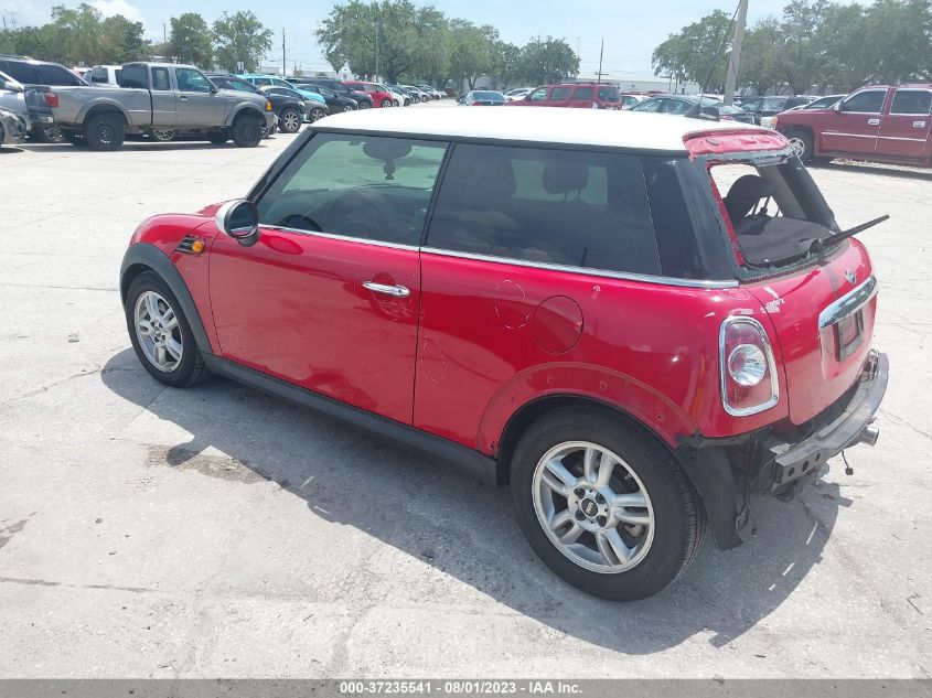 2013 MINI COOPER HARDTOP WMWSU3C51DT374124