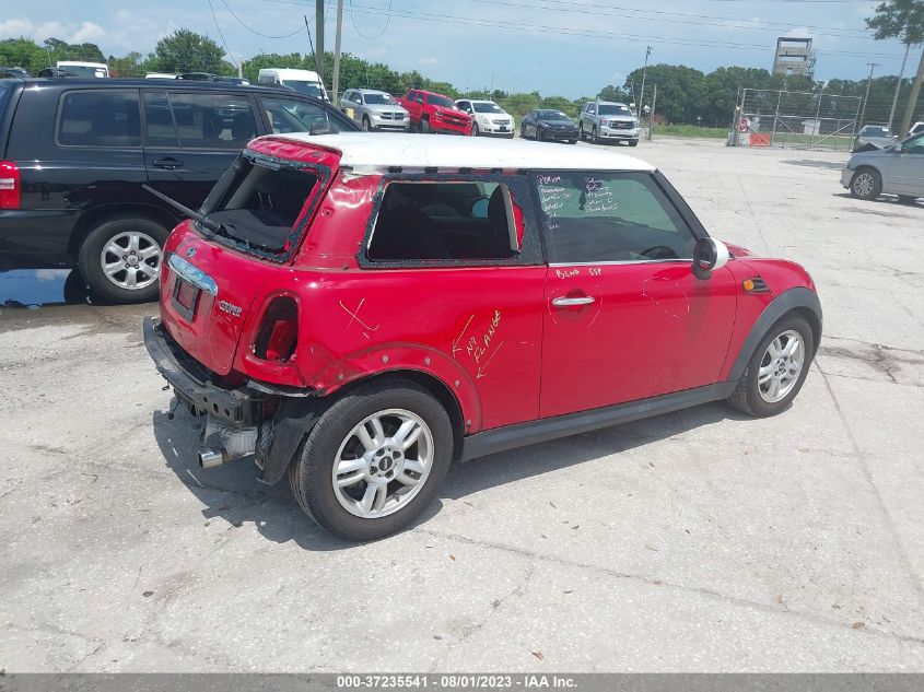2013 MINI COOPER HARDTOP WMWSU3C51DT374124
