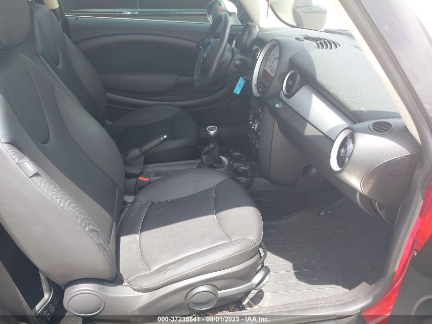 2013 MINI COOPER HARDTOP WMWSU3C51DT374124