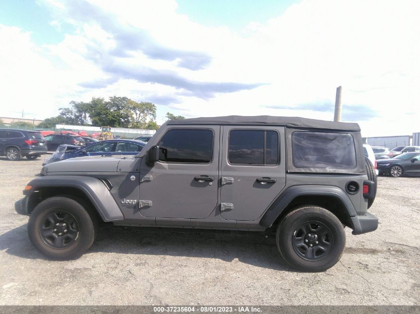 2018 JEEP WRANGLER UNLIMITED SPORT - 1C4HJXDN3JW261295