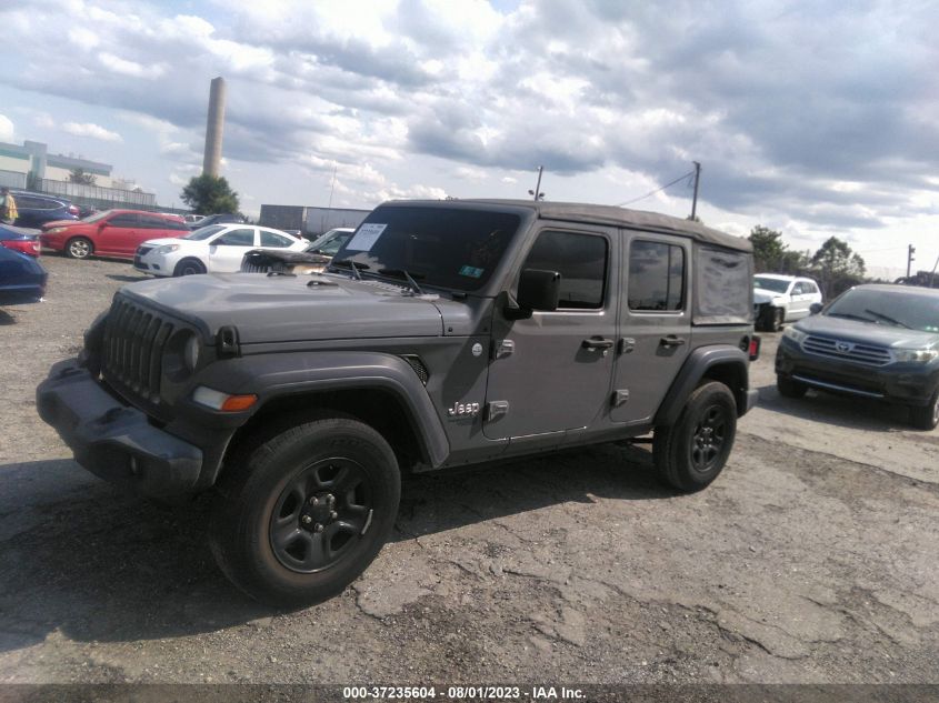 2018 JEEP WRANGLER UNLIMITED SPORT - 1C4HJXDN3JW261295
